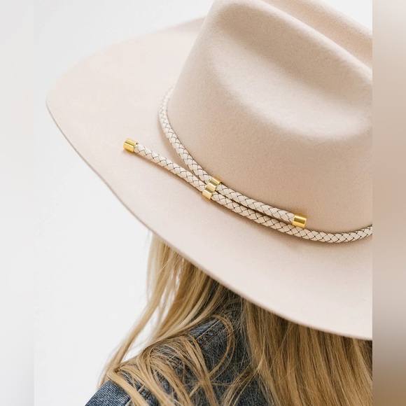 NWOT Gigi Pip Braided Bolo Hat Band - Picture 3 of 9